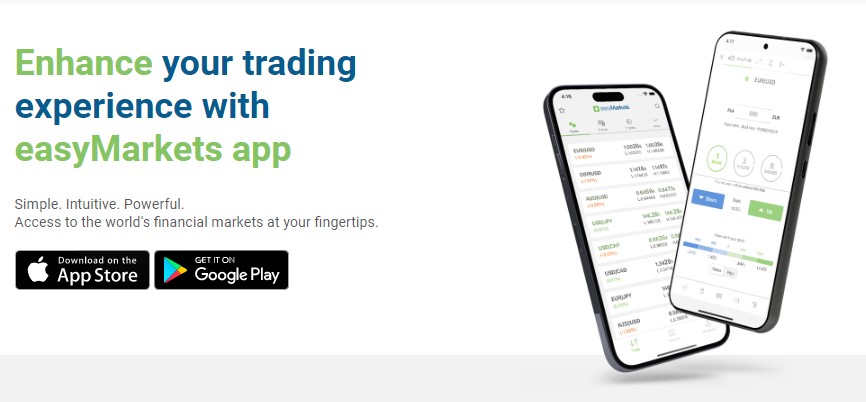 easyMarkets Mobile Apps